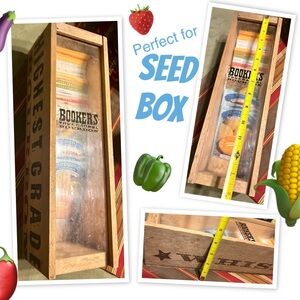 Booker's Wooden Seed Box